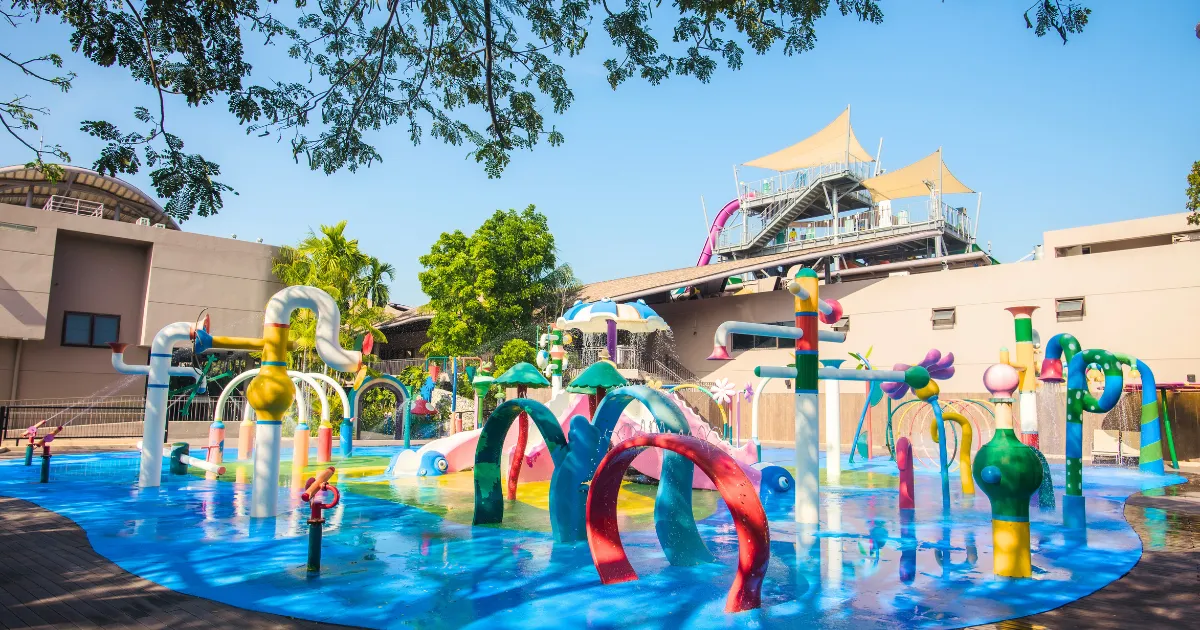 โซนสวนน้ำสำหรับเด็กที่วานา นาวา